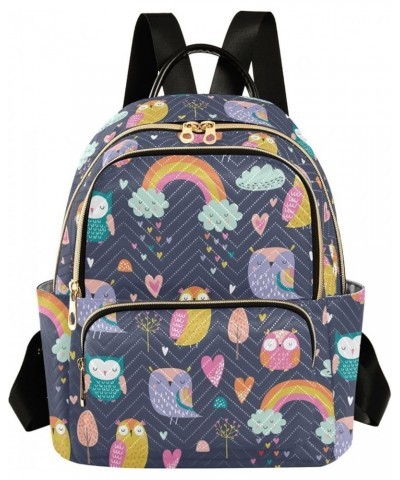 Cartoon Owls Backpack Purse for Women Fashion Ladies Shoulder Bags Travel Bag for Lady Women Holiday Gifts,S Medium $14.57 Ba...