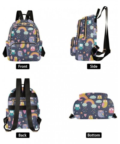 Cartoon Owls Backpack Purse for Women Fashion Ladies Shoulder Bags Travel Bag for Lady Women Holiday Gifts,S Medium $14.57 Ba...