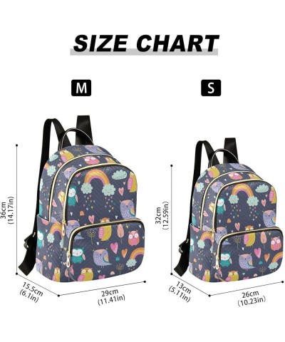 Cartoon Owls Backpack Purse for Women Fashion Ladies Shoulder Bags Travel Bag for Lady Women Holiday Gifts,S Medium $14.57 Ba...