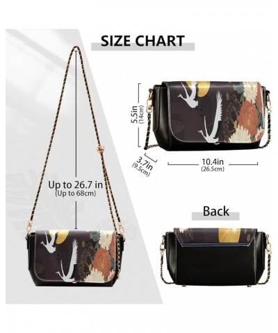 Crossbody Bags for Women Trendy Women's Black Shoulder Bag Small PU Leather Flap Cross Body Bag Handbags Pattern23 $20.08 Cro...