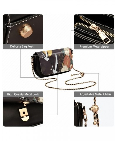 Crossbody Bags for Women Trendy Women's Black Shoulder Bag Small PU Leather Flap Cross Body Bag Handbags Pattern23 $20.08 Cro...