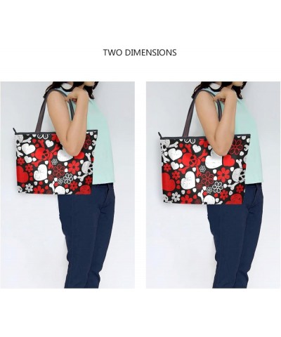 Pickleball Balls Women Fashion Handbags Wallet Tote Bag Shoulder Bag Tote Top Handle Red Skulls Flowers $9.20 Totes