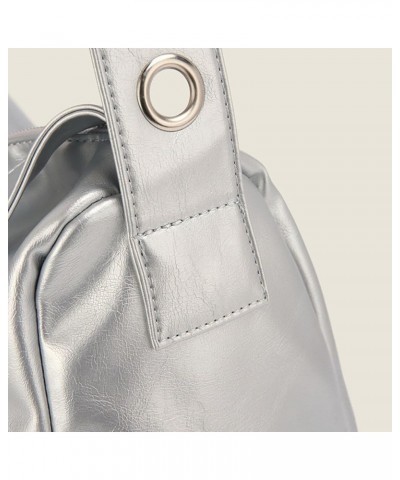 Women's Shoulder Bag Underarm Bags Handbag Tote for Vacation Outdoor Beach Work Party Silver $13.88 Shoulder Bags