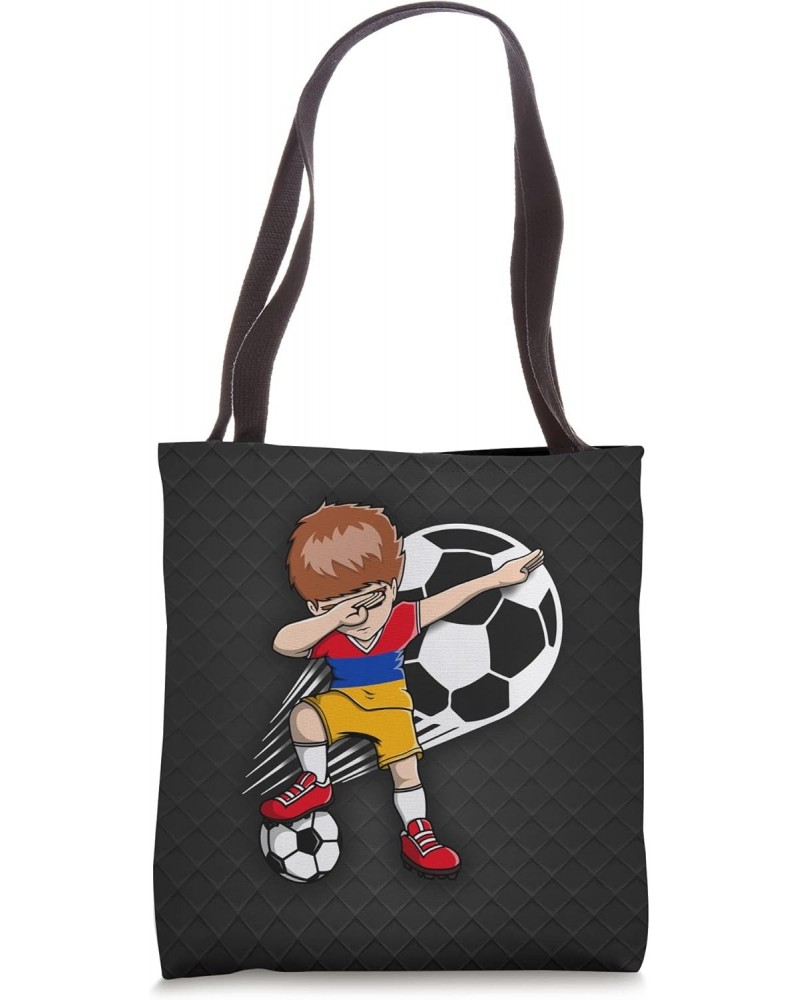 Dabbing Soccer Boy - Armenia Jersey Armenian Football Fans Tote Bag $13.69 Totes