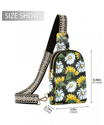 Butterfly Small Sling Bag for Women Leather Crossbody Yellow Packs Chest Bag for Men Color 11 $17.81 Crossbody Bags