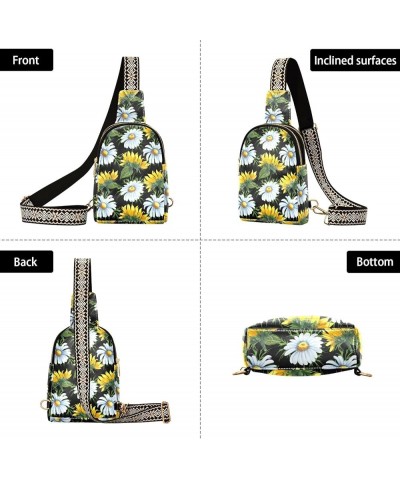 Butterfly Small Sling Bag for Women Leather Crossbody Yellow Packs Chest Bag for Men Color 11 $17.81 Crossbody Bags