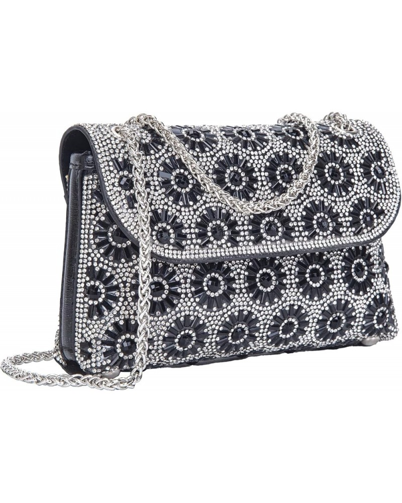 Shoulder Bags Crossbody Bag Purses Handbags Crystals Rhinestone Evening Bag for Women Clutch Purse with Chain Black $14.99 Ev...