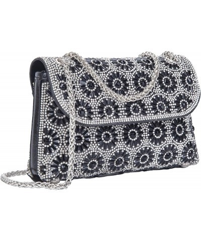 Shoulder Bags Crossbody Bag Purses Handbags Crystals Rhinestone Evening Bag for Women Clutch Purse with Chain Black $14.99 Ev...