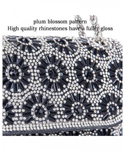 Shoulder Bags Crossbody Bag Purses Handbags Crystals Rhinestone Evening Bag for Women Clutch Purse with Chain Black $14.99 Ev...