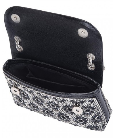 Shoulder Bags Crossbody Bag Purses Handbags Crystals Rhinestone Evening Bag for Women Clutch Purse with Chain Black $14.99 Ev...