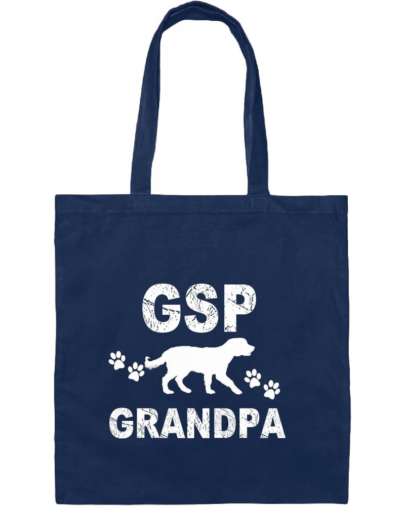 Funny German Shorthaired Pointer Pet Dog Lovers Gift Navy Black Multicolor Canvas Tote Bag $11.89 Totes