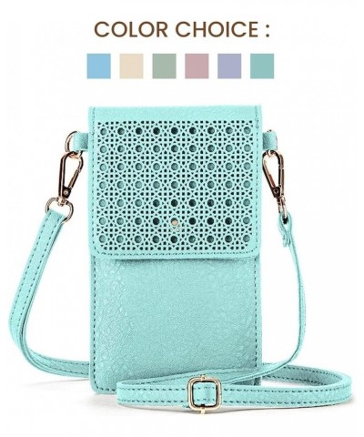 SoHo Faux Leather Cross Body Bag Classy and Fashionable Women's Shoulder Purse Green $10.07 Crossbody Bags