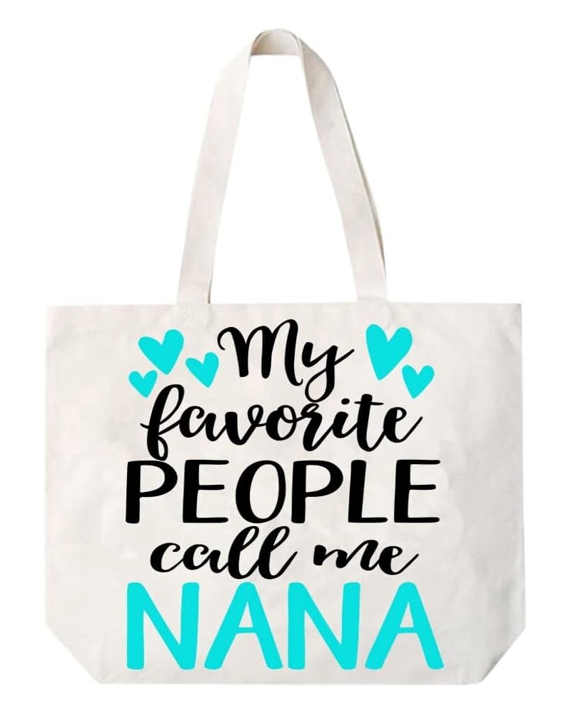 Nana Tote Bag | Grandma Gifts | Nana Gifts | Nana Christmas Gift | Christmas Gift from Grandkids My Favorite People Call Me N...