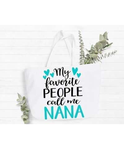 Nana Tote Bag | Grandma Gifts | Nana Gifts | Nana Christmas Gift | Christmas Gift from Grandkids My Favorite People Call Me N...