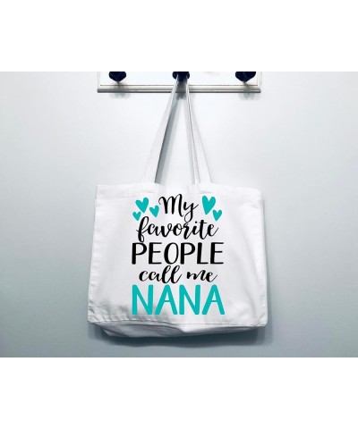 Nana Tote Bag | Grandma Gifts | Nana Gifts | Nana Christmas Gift | Christmas Gift from Grandkids My Favorite People Call Me N...