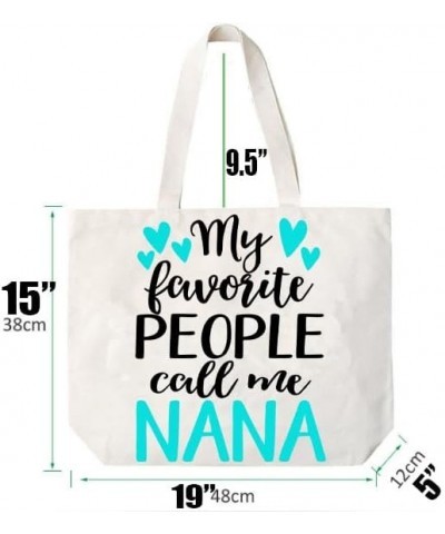 Nana Tote Bag | Grandma Gifts | Nana Gifts | Nana Christmas Gift | Christmas Gift from Grandkids My Favorite People Call Me N...