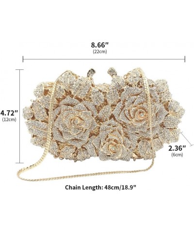 Women's Evening Handbags Bling Purses for Women Sparkly Money Purse Glitter Diamond Purse for Party Wedding Rose Gold $86.94 ...