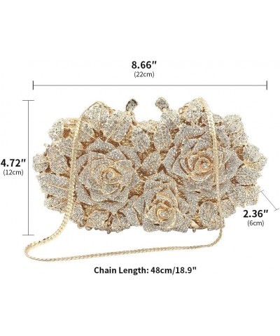 Women's Evening Handbags Bling Purses for Women Sparkly Money Purse Glitter Diamond Purse for Party Wedding Rose Gold $86.94 ...