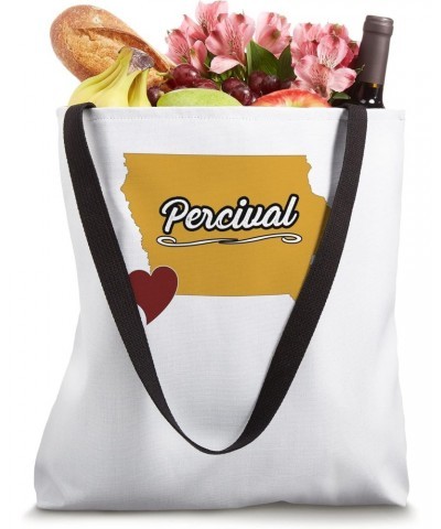 PERCIVAL IOWA | IA USA - Cute Souvenir Merch - US City State Tote Bag $13.20 Totes