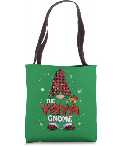 Funny Yaya Gnome Buffalo Plaid Girls Women Tote Bag $8.61 Totes