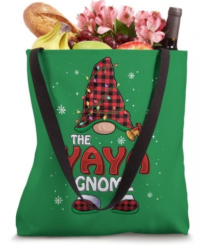 Funny Yaya Gnome Buffalo Plaid Girls Women Tote Bag $8.61 Totes