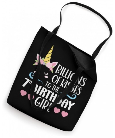 Billions of kisses 7th birthday girl birthday girl Tote Bag $14.27 Totes