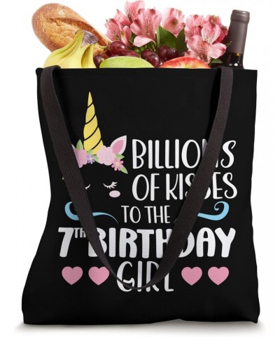 Billions of kisses 7th birthday girl birthday girl Tote Bag $14.27 Totes