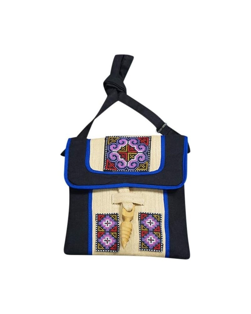 Boho Chic 100% Hand Embroidered Tribal Women Vintage Weekender Tote Shoulder Bag 107 V7 (24*20cm) $13.86 Crossbody Bags