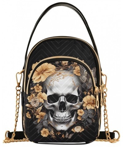 Skull Flowers Butterflies Small Crossbody Bags for Women Cell Phone Shoulder Purse Handbags Wallet 21214575 $13.72 Crossbody ...