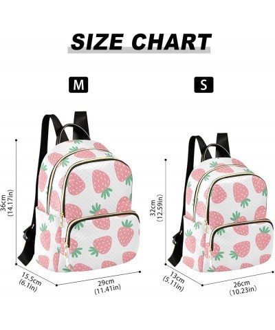 Mini Backpack for Women, Cute Strawberry Travel Backpack Purse for Ladies, Small Bookbag Daypack Shoulder Bag S A32 Small $14...