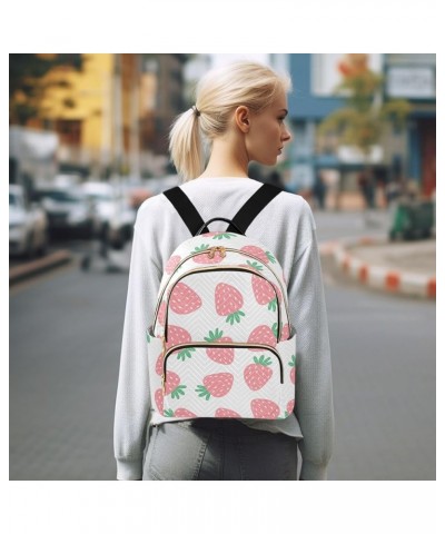 Mini Backpack for Women, Cute Strawberry Travel Backpack Purse for Ladies, Small Bookbag Daypack Shoulder Bag S A32 Small $14...