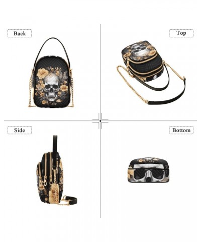 Skull Flowers Butterflies Small Crossbody Bags for Women Cell Phone Shoulder Purse Handbags Wallet 21214575 $13.72 Crossbody ...