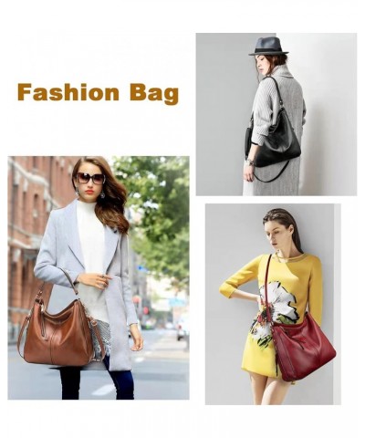 Tote Bag for Women PU Leather Shoulder Bags Fashion Hobo Bags Handbags with Adjustable Shoulder Strap Dark Gray $39.40 Totes