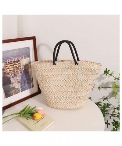 Woven Straw Beach Bag Summer for Women Girl Boho Tote Buckets Handbag Crossbody Vacation Purse Rattan Bag Wicker Travel Beige...