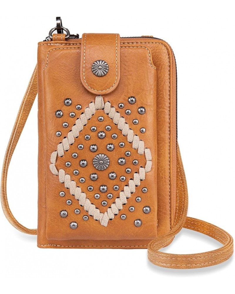 Small Crossbody Cell Phone Purses for Women Western CellPhone Wallet Bags with Coin Pocket Z-brown 2009 $20.13 Totes