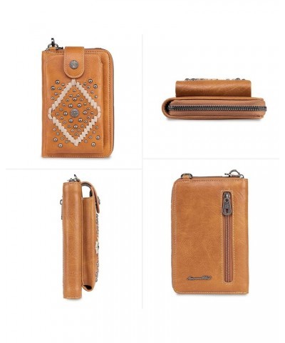 Small Crossbody Cell Phone Purses for Women Western CellPhone Wallet Bags with Coin Pocket Z-brown 2009 $20.13 Totes