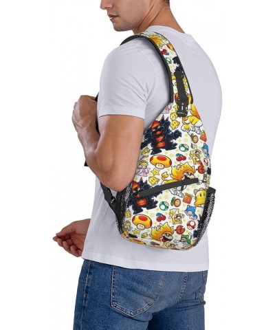 Cute Anime Cartoon Chest Crossbody Bag Men Women Casual Sling Backpacks Sling Bag For Travel Hiking Sport Gifts E9 E2 $12.55 ...