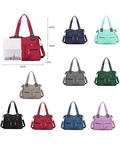 2023 Large Capacity Waterproof Multi Pocket Nylon Shoulder Bag,Waterproof Tote Bag,Women Handbags Purses for Shoulder Bag/91 ...