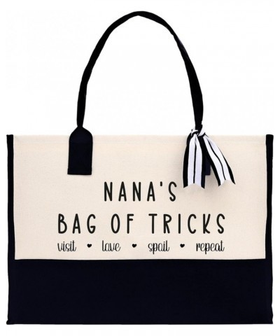 Grandma's Getaway Cotton Canvas Tote Bag Grandma Gift Bag Shopping Bag Nana's Bag of Tricks $13.98 Totes