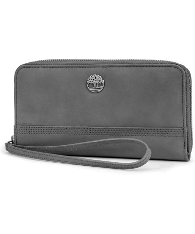 womens Leather Rfid Zip Around Wallet Clutch With Strap Wristlet, Black (Pebble), One Size US One Size Castlerock (Nubuck) $1...