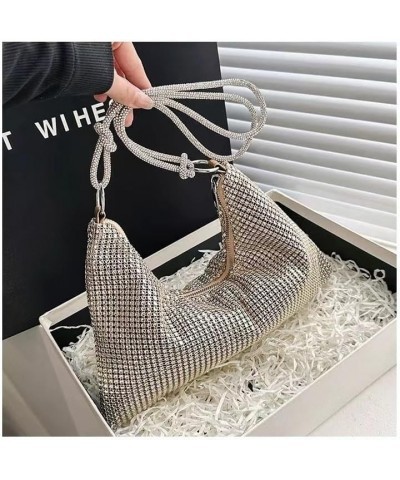 Small Hobo Bag for Women Chic Sparkly Evening Handbags Clutch Bag Shiny Purse for Party Club Wedding Gold $11.96 Evening Bags