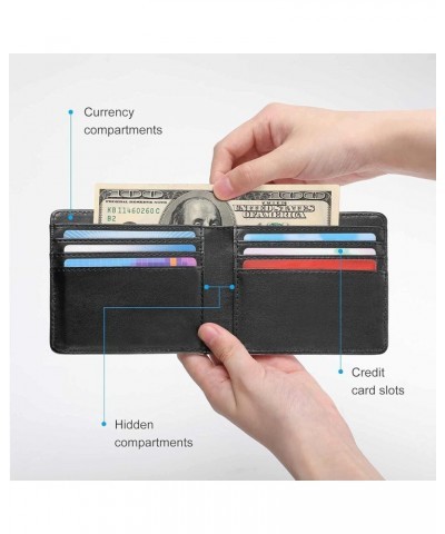 PU Leather Bifold Wallet Coin Purse Soft Stylish Credit Pass Case Card-Holder for Boy Girl Men Woman Money Storage Multi 13 $...