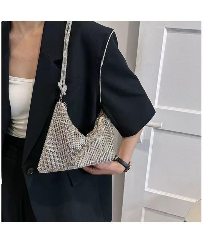 Small Hobo Bag for Women Chic Sparkly Evening Handbags Clutch Bag Shiny Purse for Party Club Wedding Gold $11.96 Evening Bags