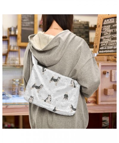 Cute Sheep Women's Bag, Woman Handbags, Womens Outdoor Bag Husky $14.24 Shoulder Bags