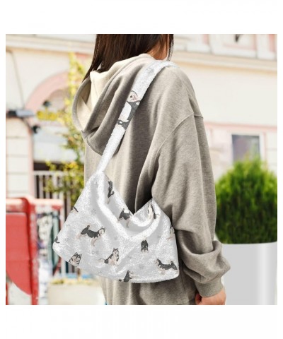 Cute Sheep Women's Bag, Woman Handbags, Womens Outdoor Bag Husky $14.24 Shoulder Bags