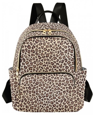 Leopard Cheetah Print Animal Gemoetric Mini Backpack Purse for Women Travel Bag Fashion Daypack Back Pack Shoulder Bag Multic...