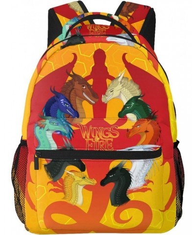 Wings-Of-Fire Wof Dragons Backpack Purse For Adult, Anti Theft Travel Backpack Purse Shoulder Bags With Anime $29.92 Backpacks