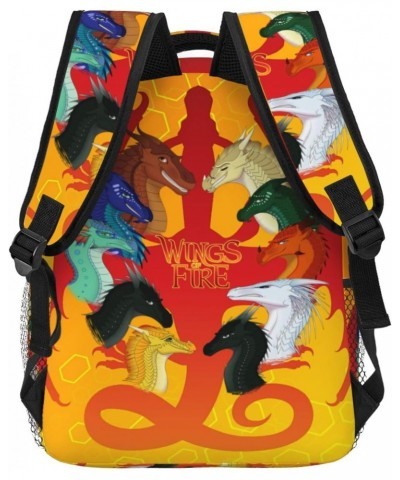 Wings-Of-Fire Wof Dragons Backpack Purse For Adult, Anti Theft Travel Backpack Purse Shoulder Bags With Anime $29.92 Backpacks