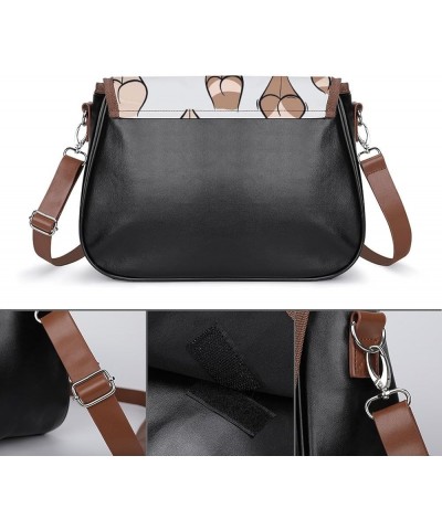 Women's Casual Shoulder Handbag Fashion Leather Bag Vintage Crossbody Bag Color907 $16.67 Totes