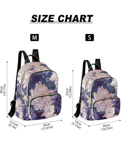 Butterfly Truck with Colorful Flowers Women Backpack, Women's Travel Backpack, Casual Backpack Women, S Purple Beige Premium ...